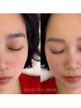 エッセンシャルブロウ 代官山(ESSENTIAL BROW)/自然な眉＆透明感肌メイク