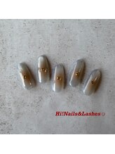 ハイネイルアンドラッシーズ(Hi! Nails&Lashes)/定額ワンホン/海外風