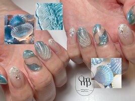 マーメイド×Seaネイル