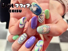 ショート痛ネイル