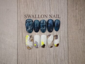 スワロンネイル(SWALLON NAIL)の写真/【口コミ高評価◎】SWALLON NAIL独自のアートで個性派ネイルが実現☆新作デザインも季節ごとに続々追加♪