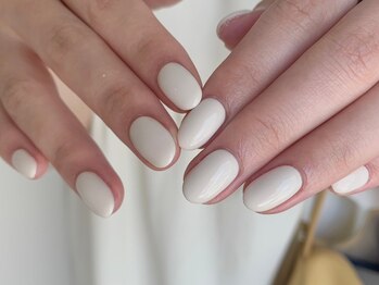 ミミ 浦和(mimi)/ホワイトワンカラーネイル