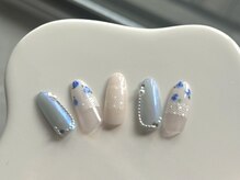 ソワン 恵比寿(Soin)/押し花風アートネイル