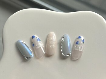 押し花風アートネイル