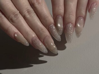 センスネイル 池袋店(Sense Nail)/バイカラー 水光マグネット