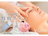 【平日限定】心と肌にご褒美☆フェイシャルエステ60分/¥5500