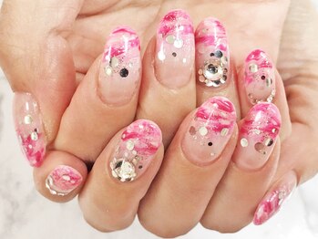 ライトウェーブ 長野駅前店/マーブル・グラデーションネイル