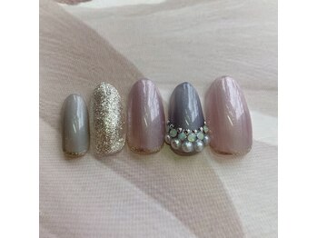 ルピナス(LUPINAS)/ウェディングデザインネイル