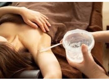 サラサ ビューティーサロン(SARASA)/暖かいジェルなので寒くない♪