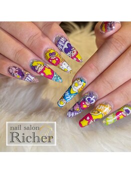 エスフィーネイルサロン リシェル(Esfy nailsalon Richer)/ツインクルチョコネイル