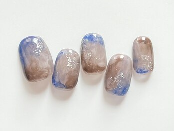 クレモアネイル 池袋西口店(CLEMORE NAIL)/ネイビーニュアンス