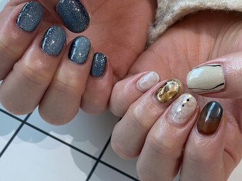 アージ ネイル デザイン(Urge. nail design)の写真/《ニュアンス系デザインが大人気☆》持ち込みデザインや、シンプル～個性派デザインまで幅広くご対応◎