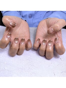 エムズネイル(M’s NAIL)/マグネット×グラデーション☆