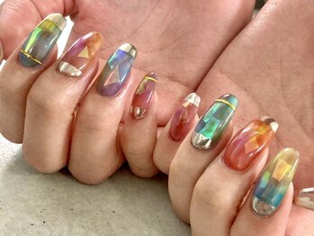 ユイット(HUIT)の写真/【大人気】長さだし10本込みのお得なクーポンをご用意◎手を綺麗に魅せる理想の形に☆カラー試し塗りOK!