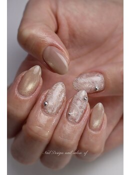 エフネイル(ef nail)/レースdesignネイル!