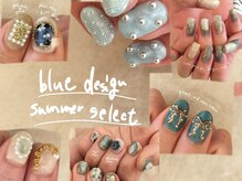 アンテテネイル(ANTETENAIL)の雰囲気(summer nail☆大人気のBlue design)