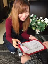 カウンセリングシートのご記入