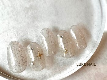 ルークネイル 恵比寿店(LUKE NAIL)/キラキラパールネイル 春夏秋冬