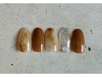 ネイルサロン エムズ(Nail Salon M's)/秋のオシャレタイダイ