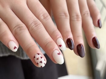 レイネイル 岡崎六名店(RAY NAIL)/マットネイル ハート