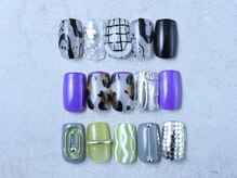 シンプルから派手めなアートも出来てしたいデザインが見つかる♪