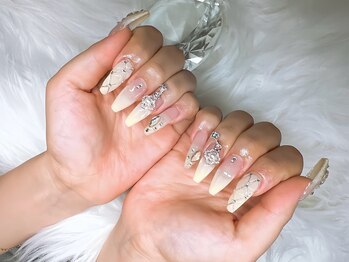 リンネイル 新大久保店(Rin Nail)/#待ち込みデザインOK　#付け放題