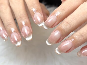 エクラ(eclat)の写真/【定額 ￥6050｜￥6600｜￥7150 から選択】トレンドを抑えた韓国ワンホン～ニュアンスネイルをご用意[春木]