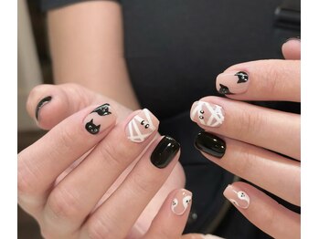 アモールビューティー 新宿店(Amor Beauty)/ハロウィンアートネイル