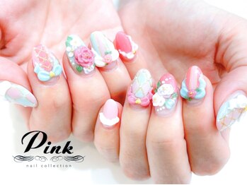 ネイルコレクション ベビーピンク(Baby Pink)の写真/画像持ち込みOK♪ジェルフリーアート8990円～や長さだしジェルチップ:フリー10990円も好評♪冬のイベントに