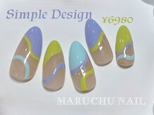 マルチューネイル 池袋(MARUCHU NAIL)/シンプルデザイン