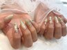 【HAND】ワンカラー4本アートネイル 写真持ち込みOK!! 《フィルインオフ可》