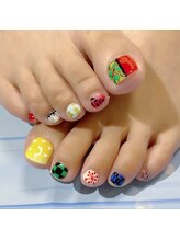 プリズムネイル(Prism Nail)/鬼滅の刃風デザイン