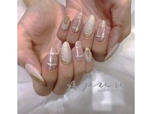 アピュ(APUU)/マット×チェックネイル♪