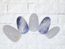 アルセア 上野御徒町店(Alcea)/冬　マーブル　ニュアンス　大人