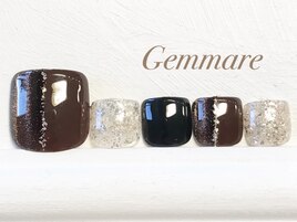 マグネットグラデーションネイル