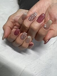 ツイードネイル