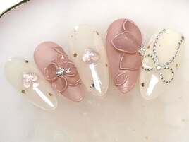 リボンとお花　7900円