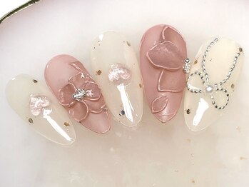 リボンとお花 7900円