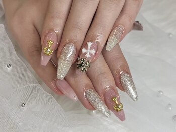 エマネイル プラスキハクヤ 枚方店(EmaNail+KIHAKUYA)の写真/長さだし&学割クーポン有☆手元を美しく魅せる美フォルムで綺麗な手元に♪可愛いデザイン多数/パラジェル有