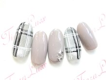 ティアラリュクス 東林間店(Tiara Luxe)/チェックネイル