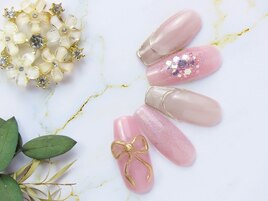 マグネットミラーフレンチリボン