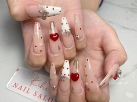 ハートドット/フレンチ/リボン