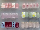 定額 ジェルネイル 春 夏 秋 冬