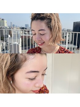 スエード(suede)の写真/圧倒的持続力【LEDエクステ】話題の【ブロウラミネーション】根元から毛流れを変え自由自在な垢抜け眉毛へ