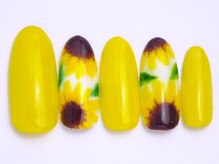ネイリックス 栄ガスビル(NAILX)/向日葵ネイル☆
