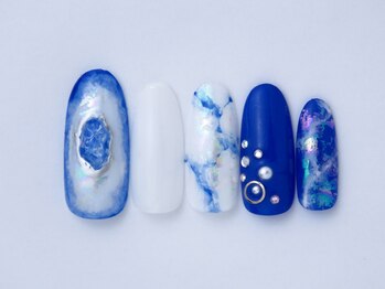 ネイリックス アヴェニール(NAILX avenir)/ブルー大理石