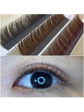 ネイルアンドアイ ビューティーオーブ(nail&eye beauty ORB)/ブラウン×モーヴ
