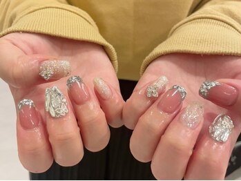 アイスタジオ アンド ダブルネイル 西院店(EYE STUDIO&W NAIL)/キラキラネイル