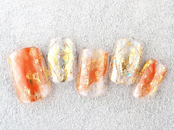 マハロネイルサロン 川崎店(mahalo)/塗りかけニュアンス☆6980円