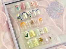 スノーフレーク(Snowflake)/定額デザイン☆選べる50種以上